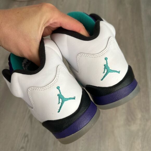 2013 Nike Air Jordan 5 V Retro Grape Youth SZ 6.5Y - Picture 5 of 9